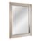 Head West Brushed Nickel Framed Accent Vanity Mirror